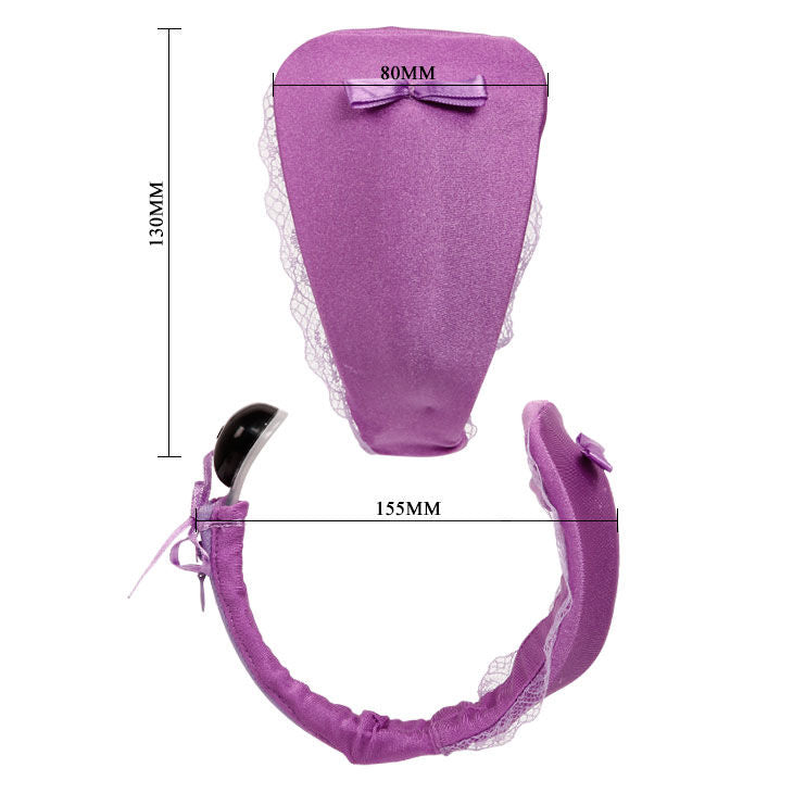 Vibratore tanga C-String con telecomando