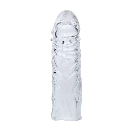 Funda rosa  pene silicona estimulante 13cm