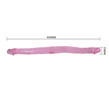 Dildo doppio Double Dong 44,5 cm viola