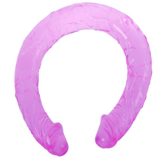 Dildo doppio Double Dong 44,5 cm viola