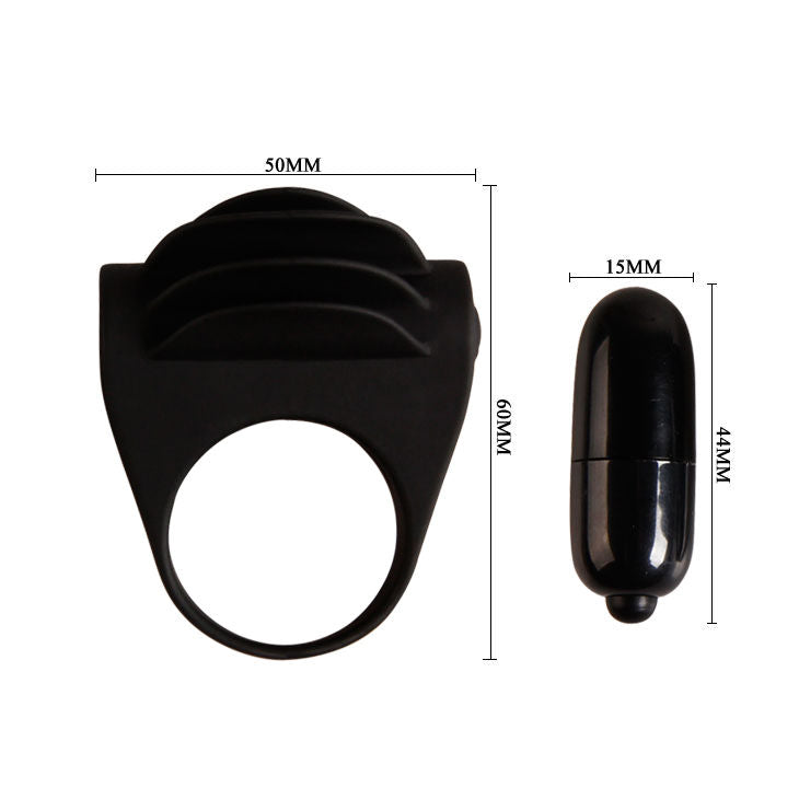 Anello vibrante Pretty Love Chester nero