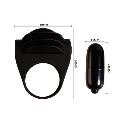 Anello vibrante Pretty Love Chester nero