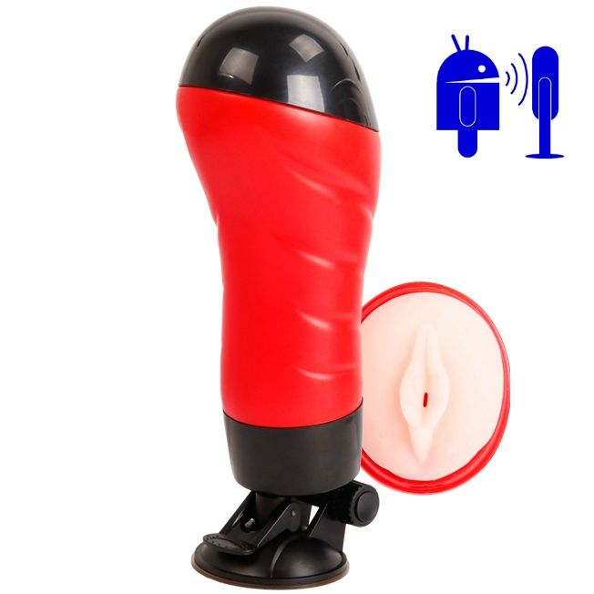 Masturbateur Homme Delia Rouge/Noir