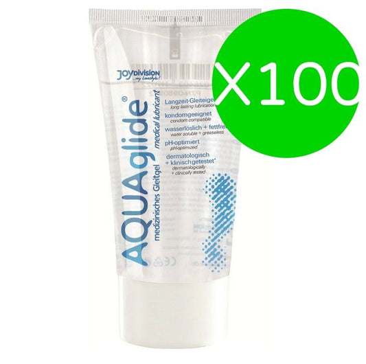 Joydivision aquaglide - lubrificante 50 ml x 100 unità