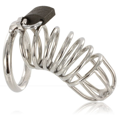 Dispositivo in metallo hard cock chastity
