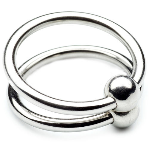 Anello doppio glans metallico 30mm