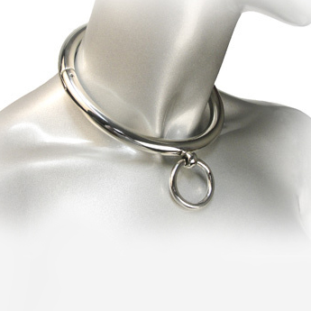 Collari slave in acciaio metallizzato