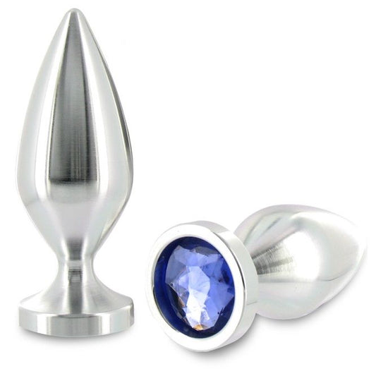 Tappo anale in metallo diamante cristallo piccolo 5.71cm