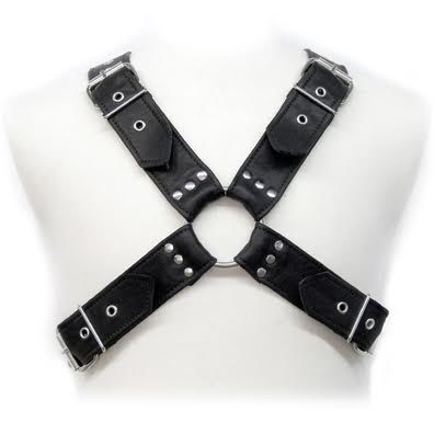 Imbracatura con fibbie del corpo in pelle