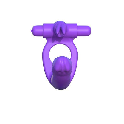 Fantasy C-Ringz Silicone Double Penetrator Rabbit