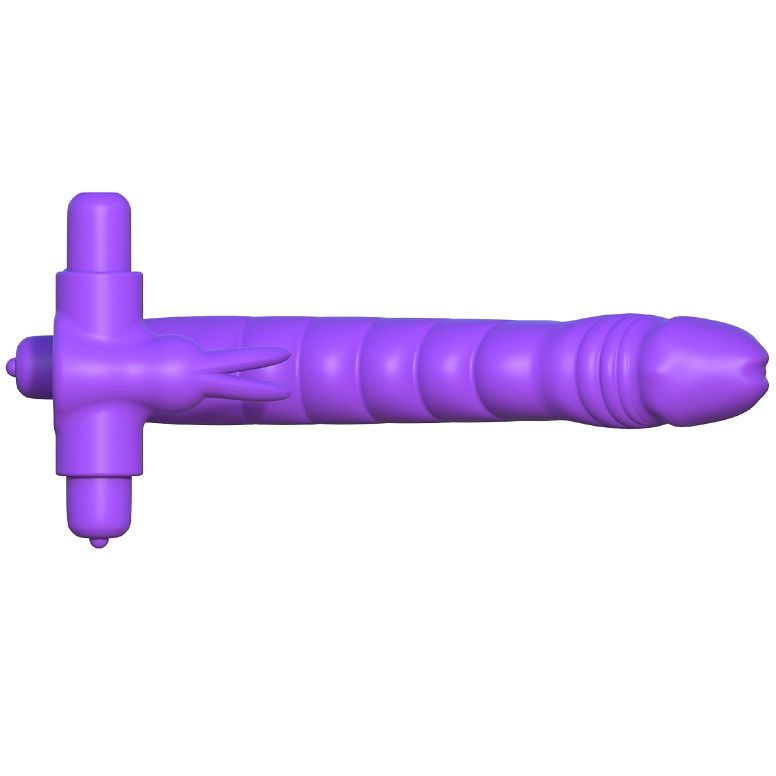 Fantasy C-Ringz Silicone Double Penetrator Rabbit