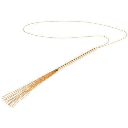 Collana con frusta a catena metallica magnifique