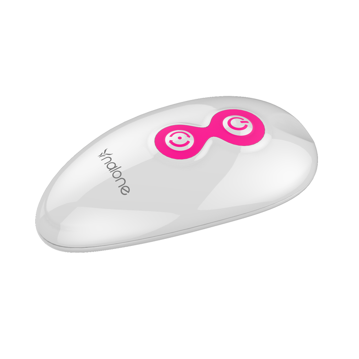 Ovetto vibrante - Nalone Miu miu con telecomando rosa e bianco