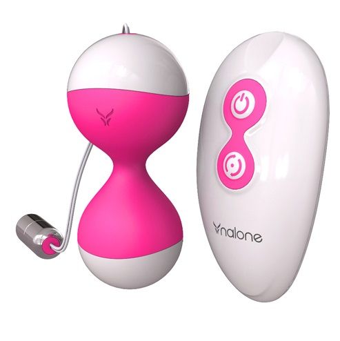 Ovetto vibrante - Nalone Miu miu con telecomando rosa e bianco