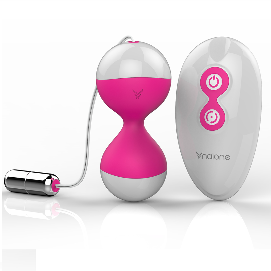 Ovetto vibrante - Nalone Miu miu con telecomando rosa e bianco