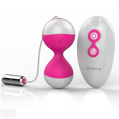 Ovetto vibrante - Nalone Miu miu con telecomando rosa e bianco