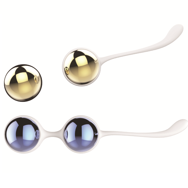 Palline vaginali Nalone yany dorato/blu