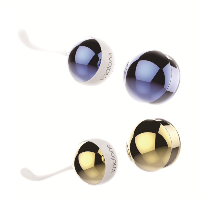 Palline vaginali Nalone yany dorato/blu