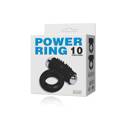Anello per il pene vibrante Power Ring 10v