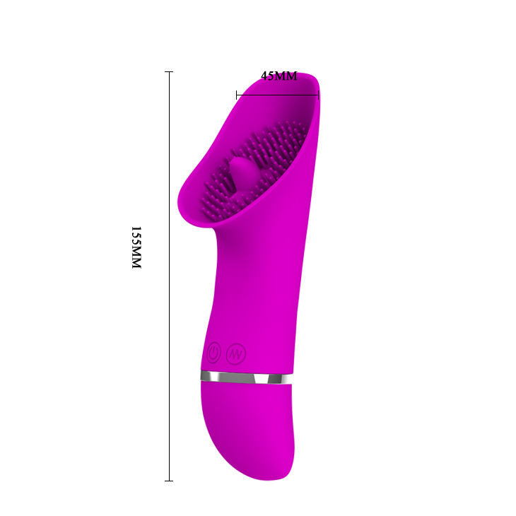 Vibratore clitoride Pretty Love Flirtation fucsia/bianco