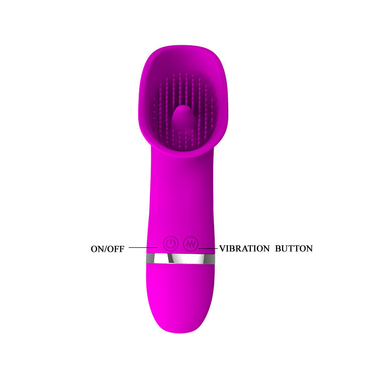 Vibratore clitoride Pretty Love Flirtation fucsia/bianco