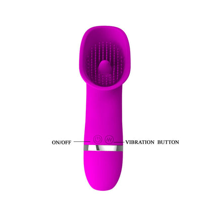 Vibratore clitoride Pretty Love Flirtation fucsia/bianco