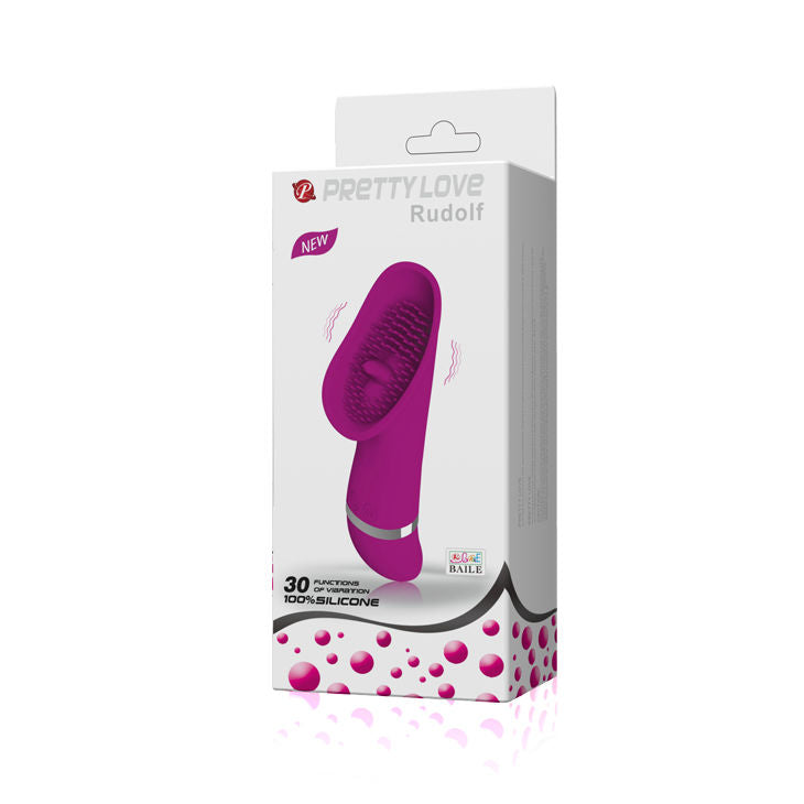 Vibratore clitoride Pretty Love Flirtation fucsia/bianco