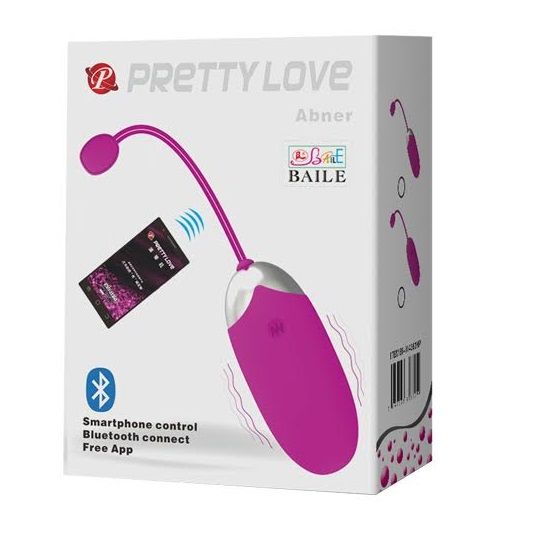 Ovetto vibrante Pretty love Abner con app rosa