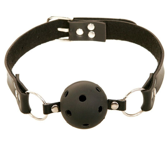 Gag con palla traspirante fantasia fetish