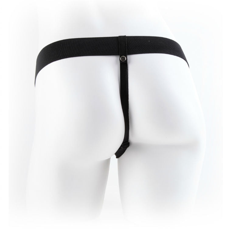 Fetish fantasy series 11 "hollow strap-on vibrante con palline 27,9 cm carne