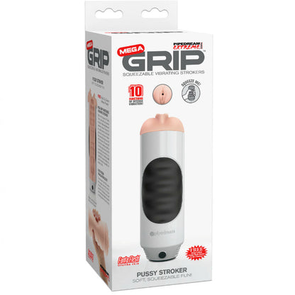 Pipedream extreme toyz mega grip vagina masturbator vibratore