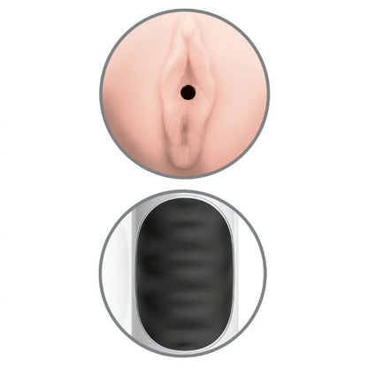 Pipedream extreme toyz mega grip vagina masturbator vibratore
