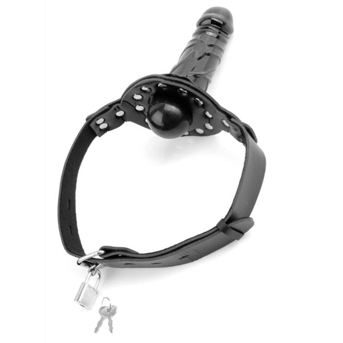 Gag con palla deluxe serie fantasia fetish con dildo