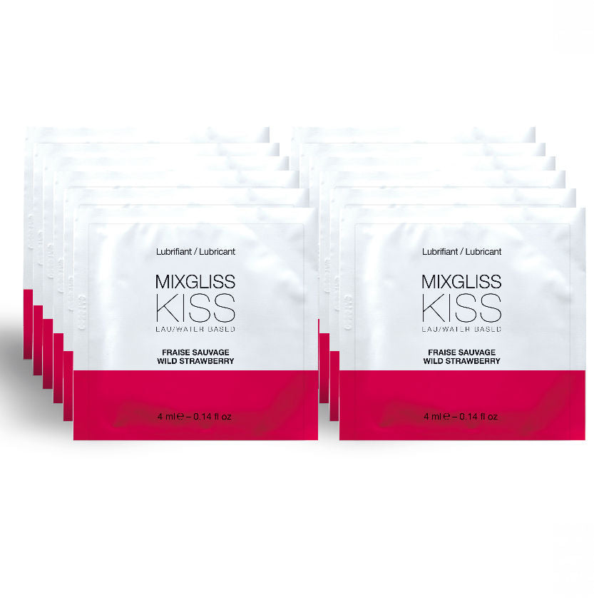 Mixgliss lubrificante a base acqua gusto fragola 12 dose singola 4ml