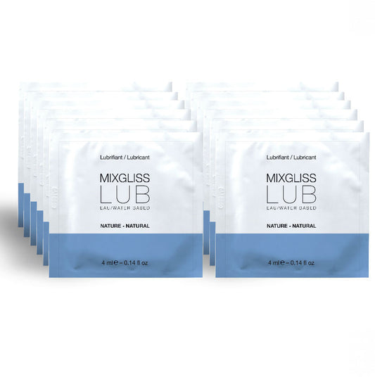 Mixgliss lubrificante a base di acqua naturale 12 dose singola 4ml