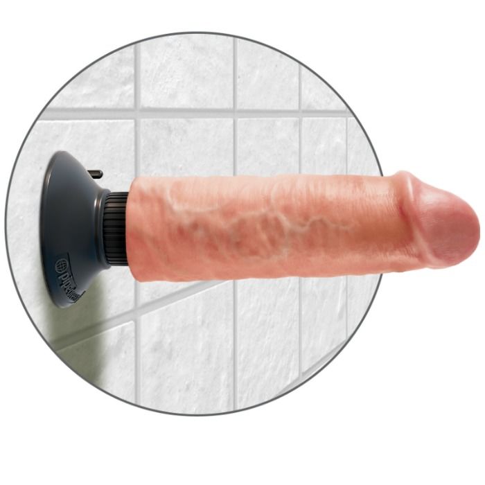 King cock - 6 "- 15,24 cm vibrante carne di cazzo