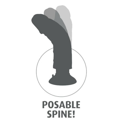 King cock king cock vibratore dildo 23 cm naturale