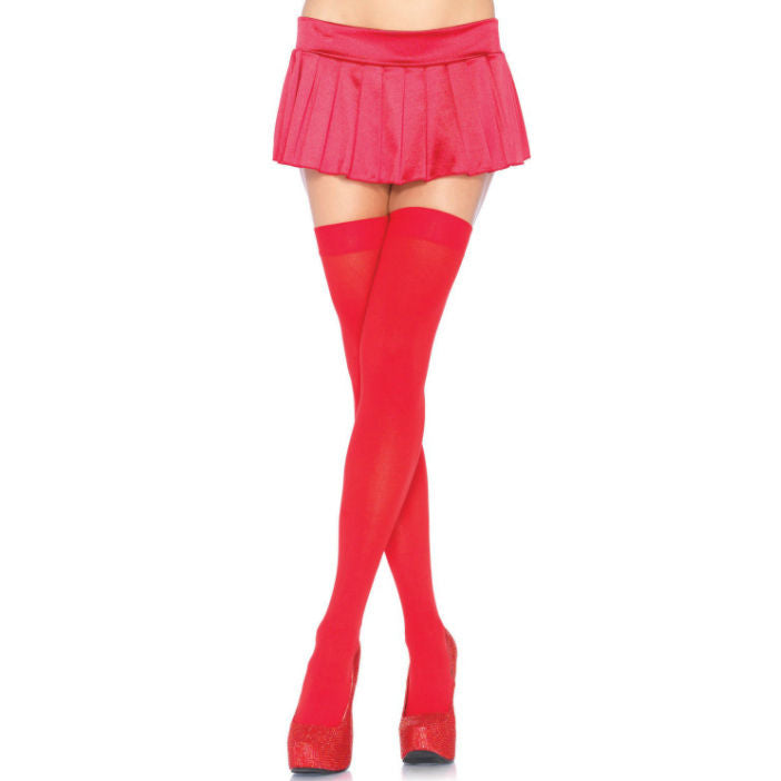 Calze in nylon leg avenue rosso
