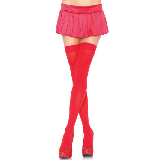 Calze in nylon leg avenue rosso