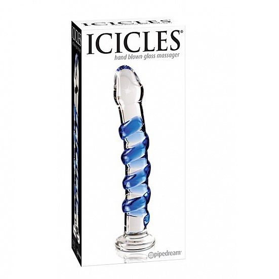 Icicles numéro 05 masseur en verre.