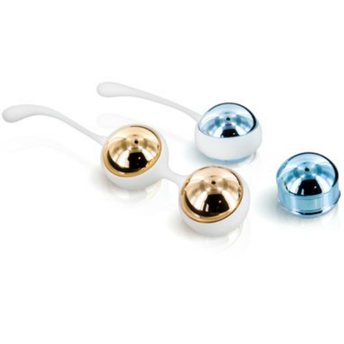 Palline vaginali Nalone yany dorato/blu