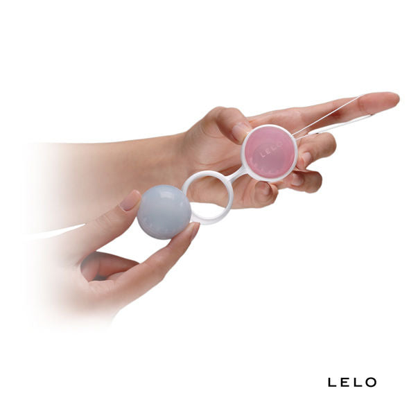 Palline vaginali lelo luna beads rosa/celesti