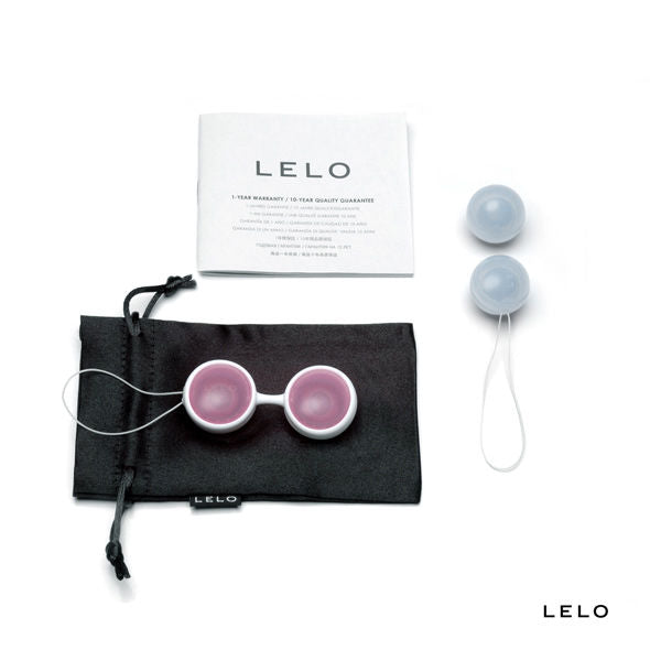 Palline vaginali lelo luna beads rosa/celesti