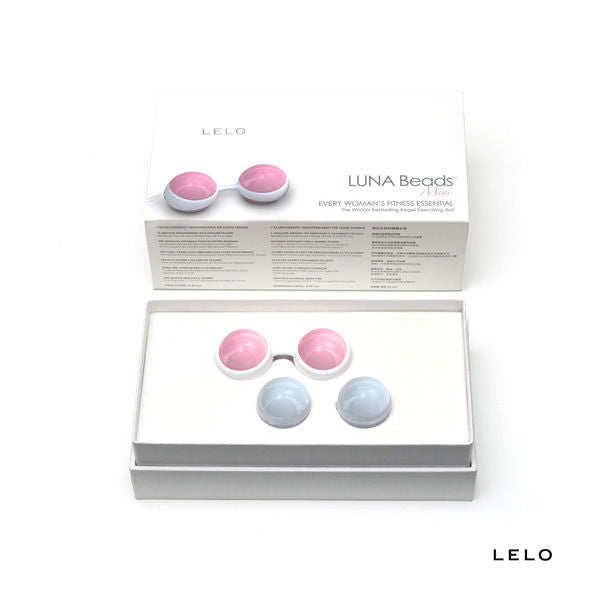 Palline vaginali lelo luna beads rosa/celesti