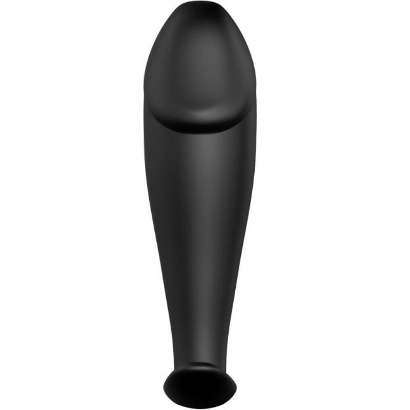 Pretty love plug anal silicona forma pene - negro