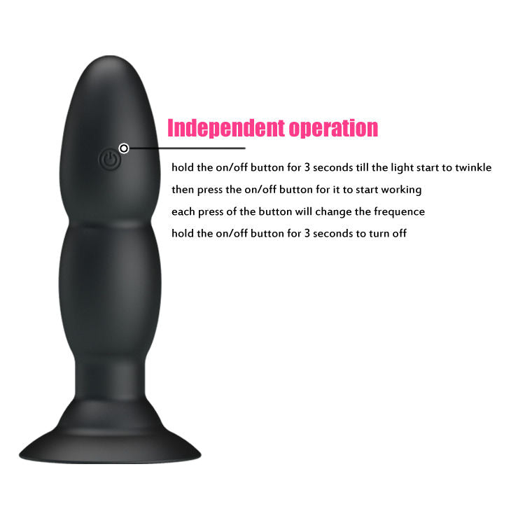 Pretty love plug vibrador y rotaciÓn por control remoto