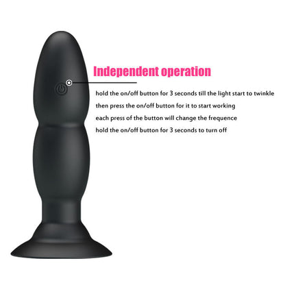 Pretty love plug vibrador y rotaciÓn por control remoto