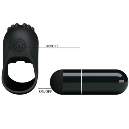 Pretty love flirtation - dedal con vibracion steward negro