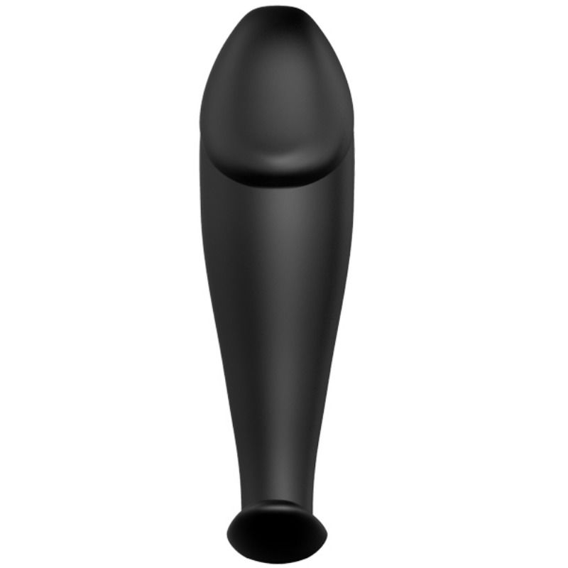Pretty love plug anal silicona forma pene y 12 modos vibracion - negro