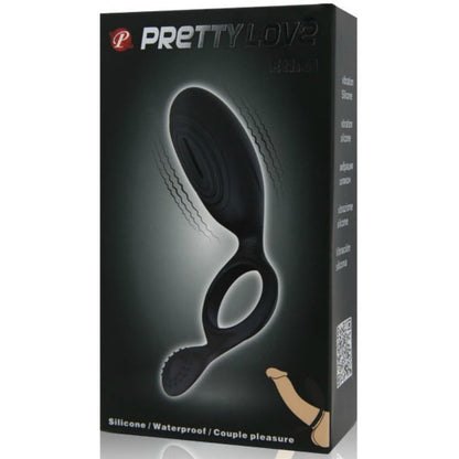 Pretty love anillo vibrador con estimulador ethel